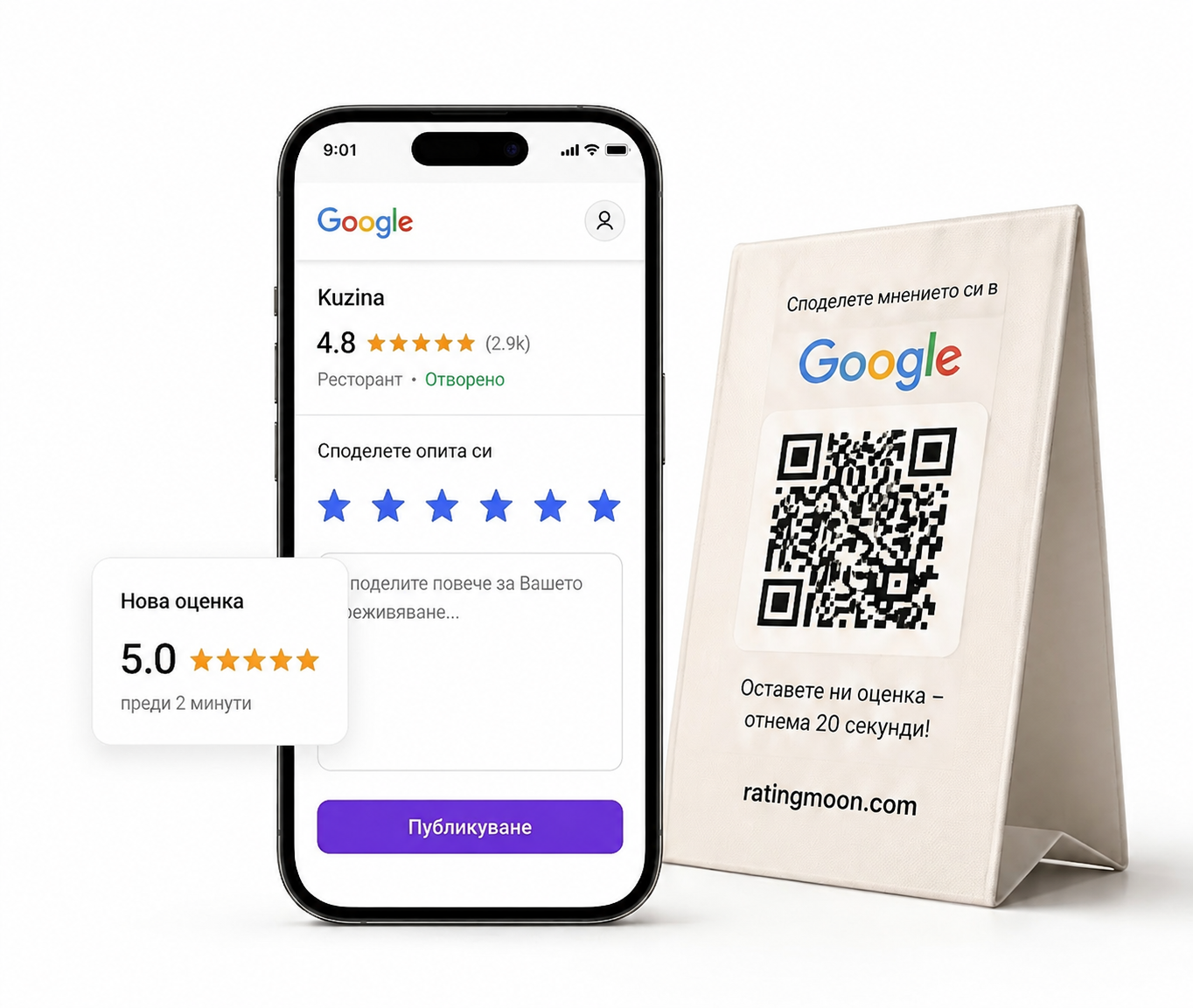 Google Reputation и Резервации за заведения